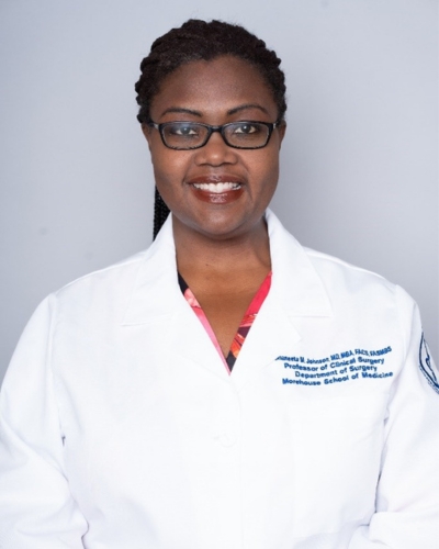 Shaneeta Johnson, MD, MBA, FACS, FICS, FASMBS, DABOM